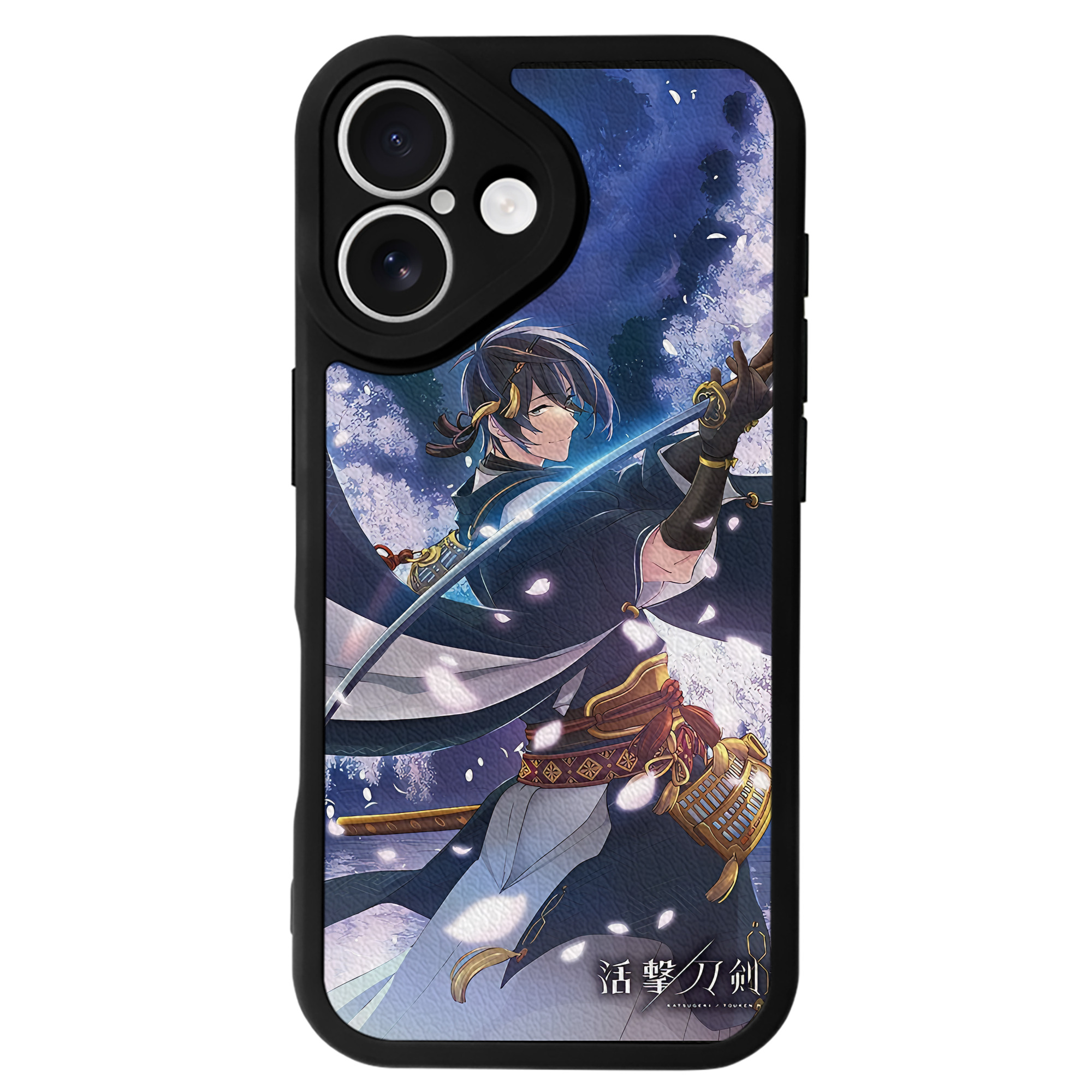 （画像用） 刀剣乱舞 Touken Ranbu 【iPhone 16シリーズ対応】シリコンスマホケース（レザー調） 材質：シリコン